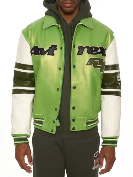 Avirex Stars And Stripe Jacket | Trendy Leather Jackets