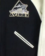 Avirex Vintage 90's Made In USA Leather Varsity Jacket