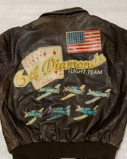 AVIREX Vintage Brown Leather Jacket