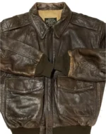 AVIREX Vintage Brown Leather Jacket