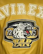 AVIREX Wildcat Varsity Yellow Leather Jacket