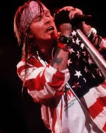 Axl Rose American Flag Jacket | Trendy Leather Jackets
