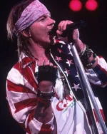 Axl Rose American Flag Jacket | Trendy Leather Jackets