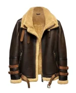 B3 Flight Sheepskin Fur Aviator Leather Jacket | Trendy Leather Jackets