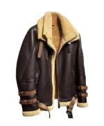 B3 Flight Sheepskin Fur Aviator Leather Jacket | Trendy Leather Jackets