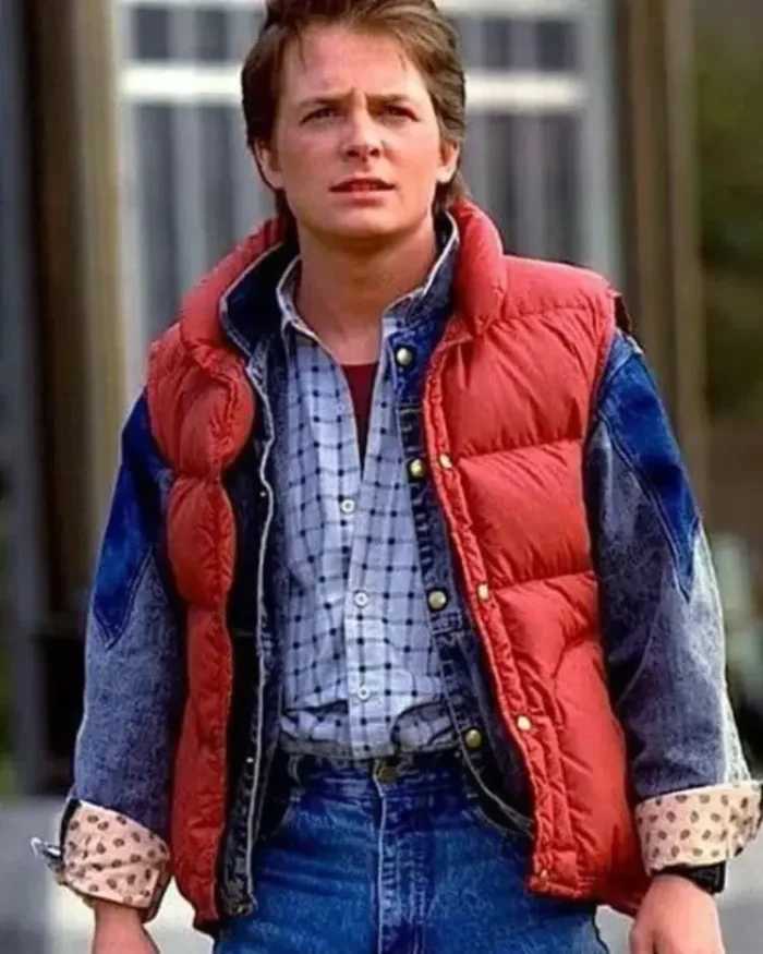 Back to the Future Marty Mcfly Vest | Trendy Leather Jackets