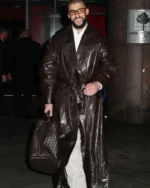 Bad Bunny Met Gala After Party Leather Coat | Trendy Leather Jackets