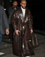 Bad Bunny Met Gala After Party Leather Coat | Trendy Leather Jackets