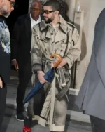 Bad Bunny Paris Trench Coat | Trendy Leather Jackets