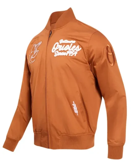 Baltimore Orioles Paint The City Twill Jacket | Trendy Leather Jackets
