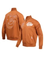 Baltimore Orioles Paint The City Twill Jacket | Trendy Leather Jackets