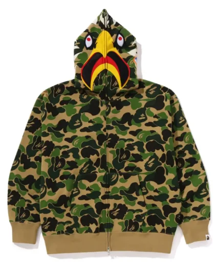 Bape X Readymade Camp Eagle Hoodie Jacket | Trendy Leather Jackets