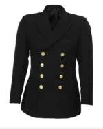 Barathea All Wool 8 Button Reefer Jacket | Trendy Leather Jackets