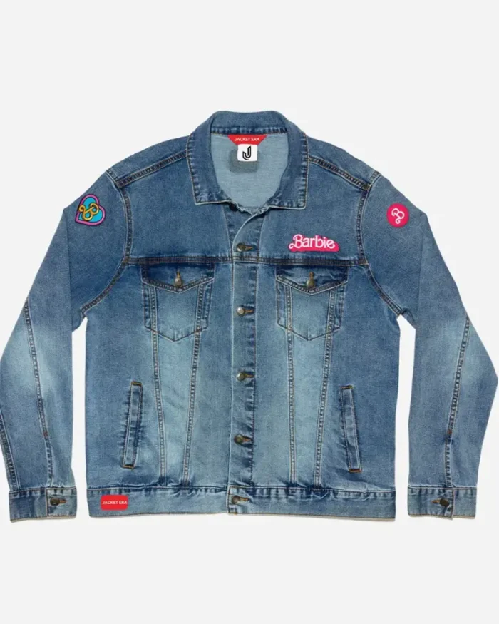 Barbie Movie 2023 Blue Denim Jacket | Trendy Leather Jackets
