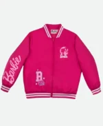 Barbie Pink Bomber Jacket | Trendy Leather Jackets