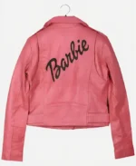 Barbie Pink Leather Biker Jacket | Trendy Leather Jackets
