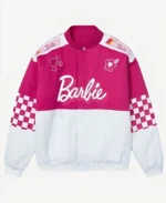 Barbie Pink Racer Jacket | Trendy Leather Jackets