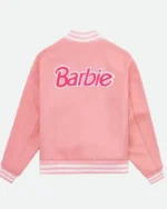 Barbie Pink Varsity Jacket | Trendy Leather Jackets