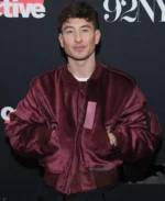 Barry Keoghan 92Y Talk Red Jacket | Trendy Leather Jackets