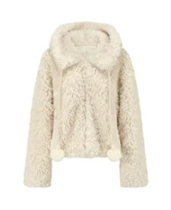 Berry Katie Rabbit Faux Fur Jacket | Trendy Leather Jackets