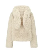 Berry Katie Rabbit Faux Fur Jacket | Trendy Leather Jackets