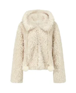 Berry Katie Rabbit Faux Fur Jacket | Trendy Leather Jackets