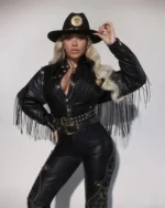 Beyoncé iHeartRadio Music Awards 2024 Leather Jumpsuit