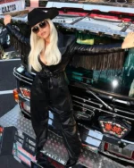 Beyonce Knowles 2024 Black Leather Jacket | Trendy Leather Jackets