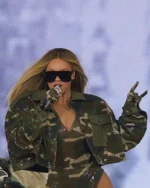 Beyoncé Renaissance Tour Camouflage Crop Jacket | TLJ