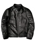 Biker Black Leather Jacket