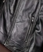 Biker Black Leather Jacket