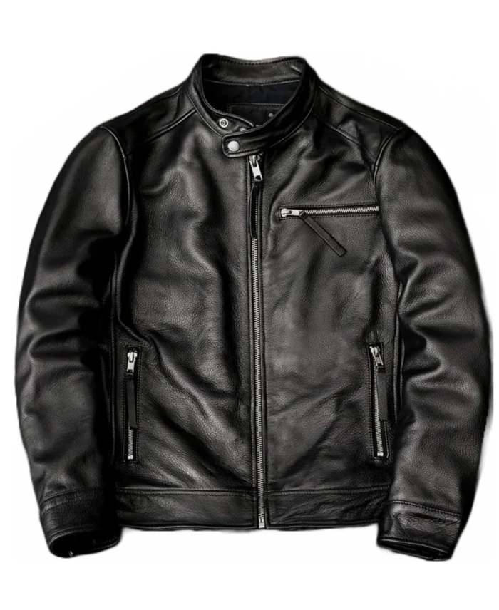 Biker Black Leather Jacket | Trendy Leather Jackets
