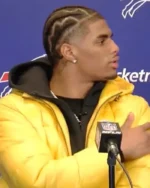 Bills Rookie Keon Coleman Macy’s Coat | Trendy Leather Jackets