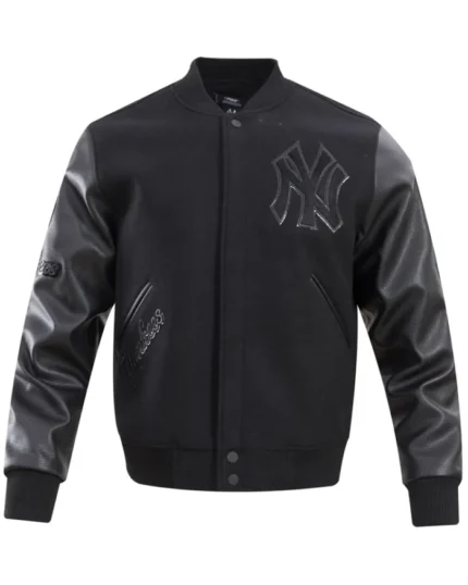 Black Yankees Jacket – MLB New York Yankees Varsity