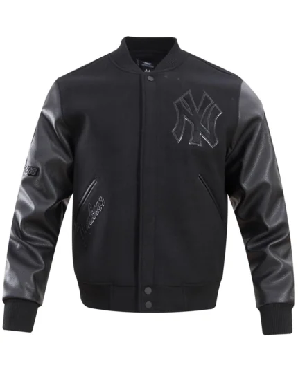 Black Yankees Jacket – MLB New York Yankees Varsity