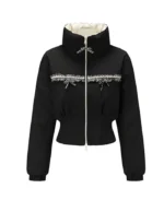 Blackberry Donazi Reversible Down Jacket | Trendy Leather Jackets