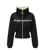 Blackberry Donazi Reversible Down Jacket | Trendy Leather Jackets