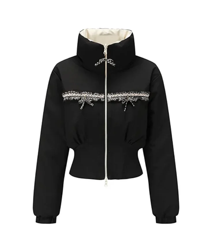 Blackberry Donazi Reversible Down Jacket | Trendy Leather Jackets