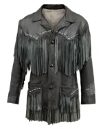 BOB Dylan Black Fringed Leather Jacket | Trendy Leather Jackets