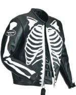 Bone Flat-Track Vanson Biker Jacket | TLJ
