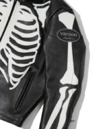 Bone Flat-Track Vanson Biker Jacket | TLJ