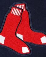 Boston Red Sox Mash Up Varsity Jacket | Trendy Leather Jackets
