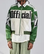 Boxy Fit PU Moto Collared Bomber Jacket | Trendy Leather Jackets