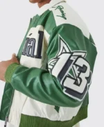 Boxy Fit PU Moto Collared Bomber Jacket | Trendy Leather Jackets