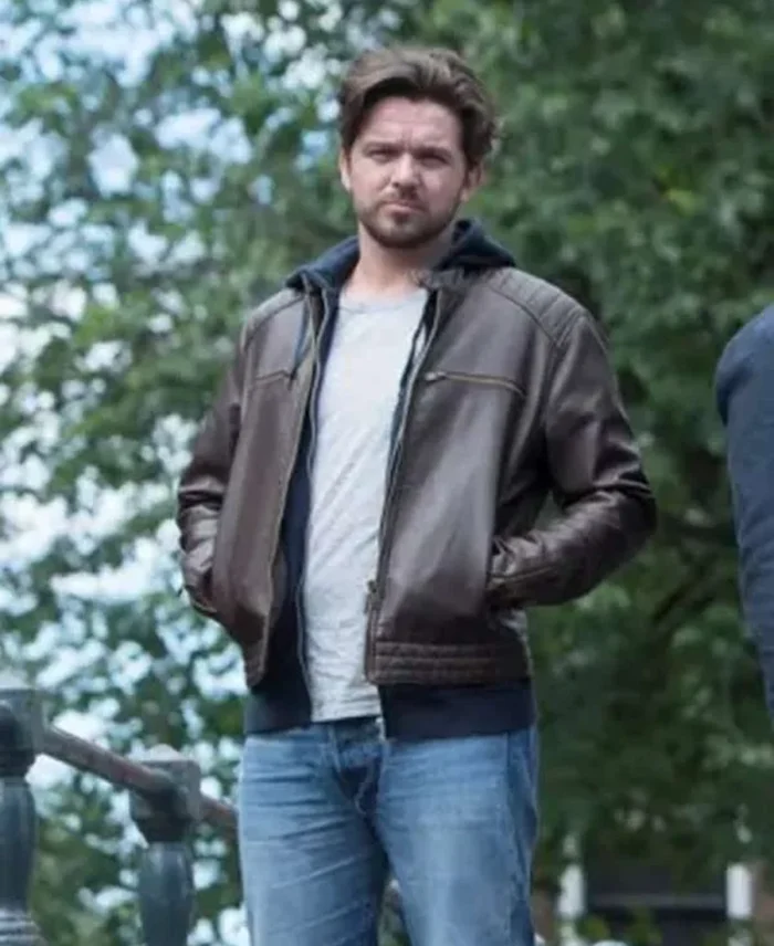 Brad de Vries Van der Valk Brown Jacket | Trendy Leather Jackets