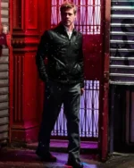 Brad Pitt Wolfs 2024 Movie Black Leather Jacket | Trendy Leather Jackets