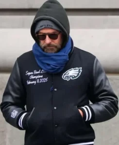 Bradley Cooper Black Eagles Varsity Jacket | Trendy Leather Jackets