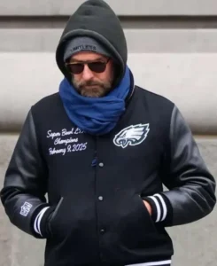 Bradley Cooper Black Eagles Varsity Jacket | Trendy Leather Jackets