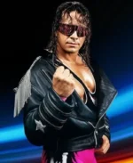 Bret Hart The Hitman Zipper Leather Jacket | Trendy Leather Jackets