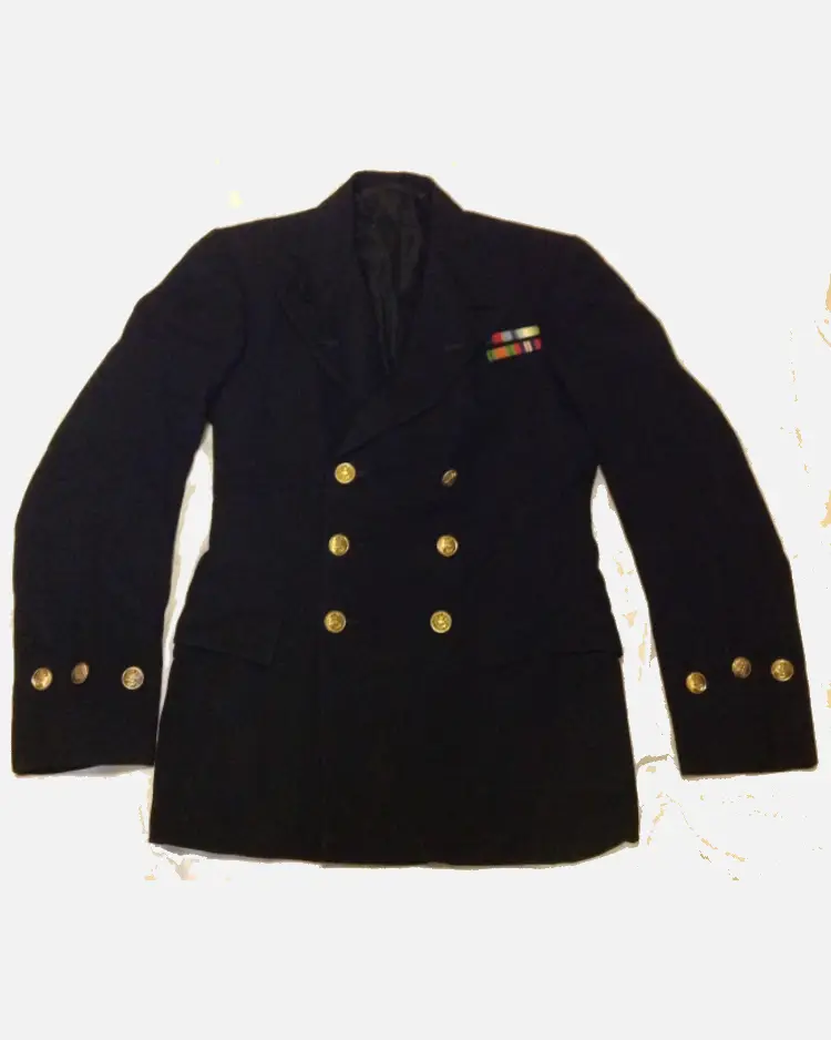 British Royal Navy Chief Petty Officer Uniform Reefer Jacket | Trendy Leather Jackets